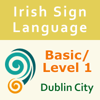 Irish Sign Language (ISL) Basic/Level 1 Course (6 weeks)  Full Payment 